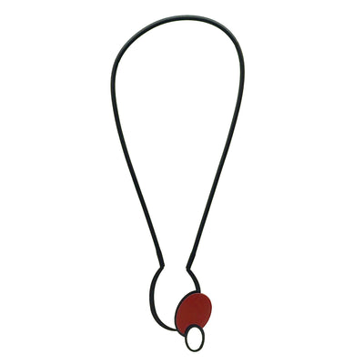 Billow Pebble Necklace - Ruby - inSync design