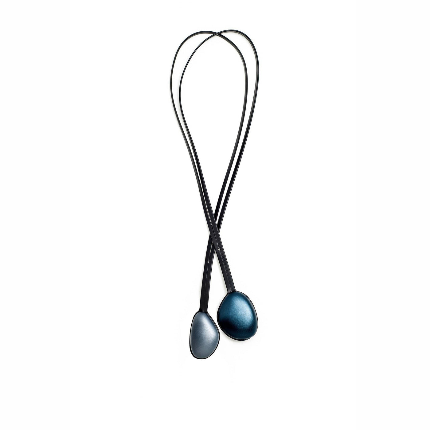 Double Pebble Necklace - Navy/ Stone - inSync design