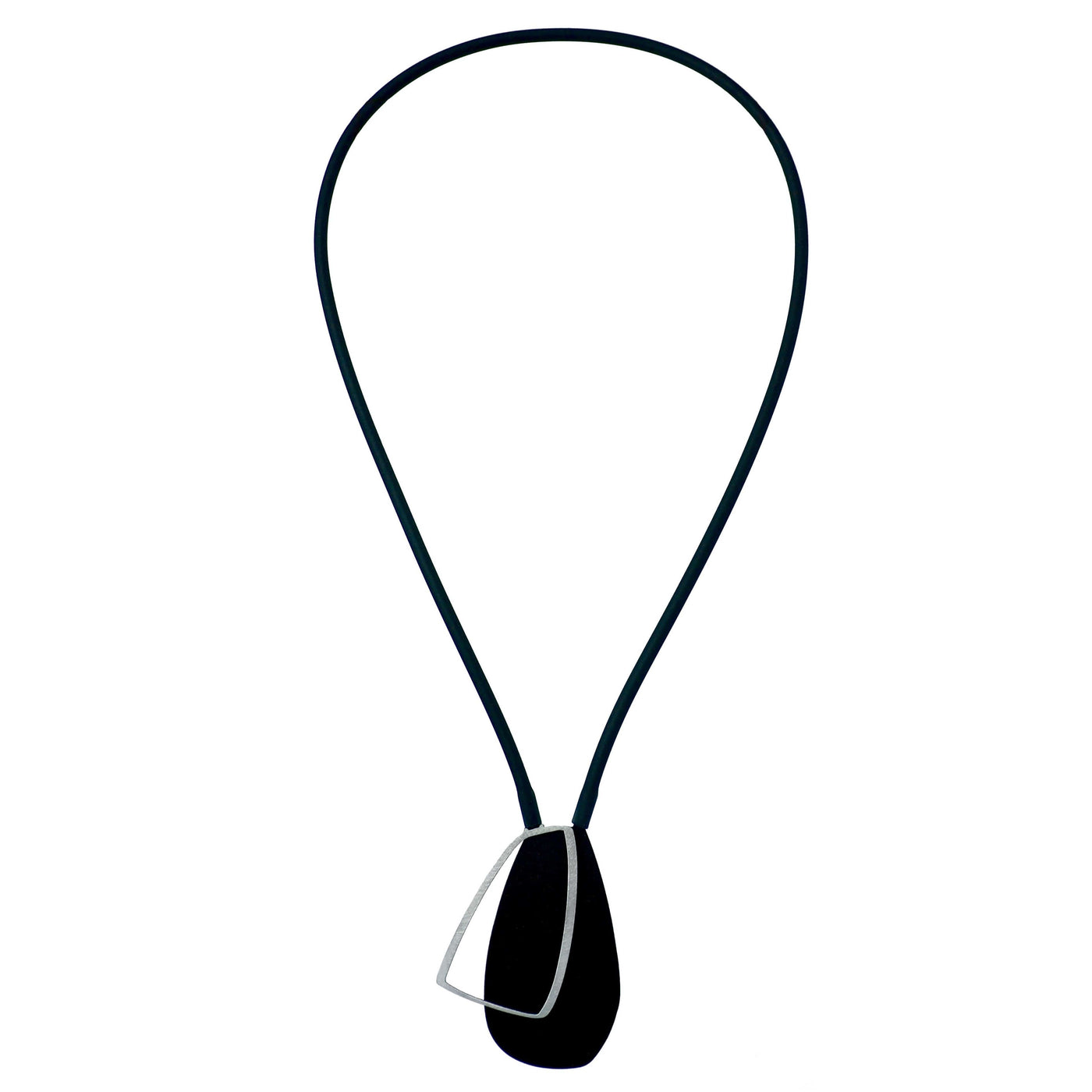 X2 Large Necklace - Black/Raw - inSync design