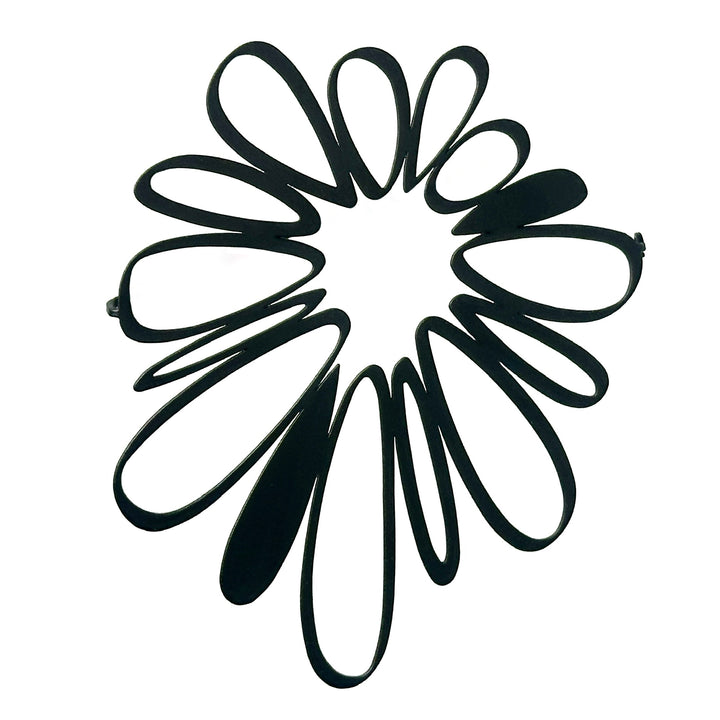 Burst Brooch - Claret - inSync design