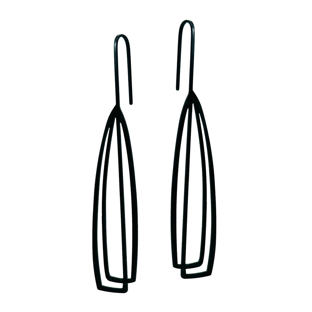 Arch Earrings - 22ct Matt Gold Plate - inSync design