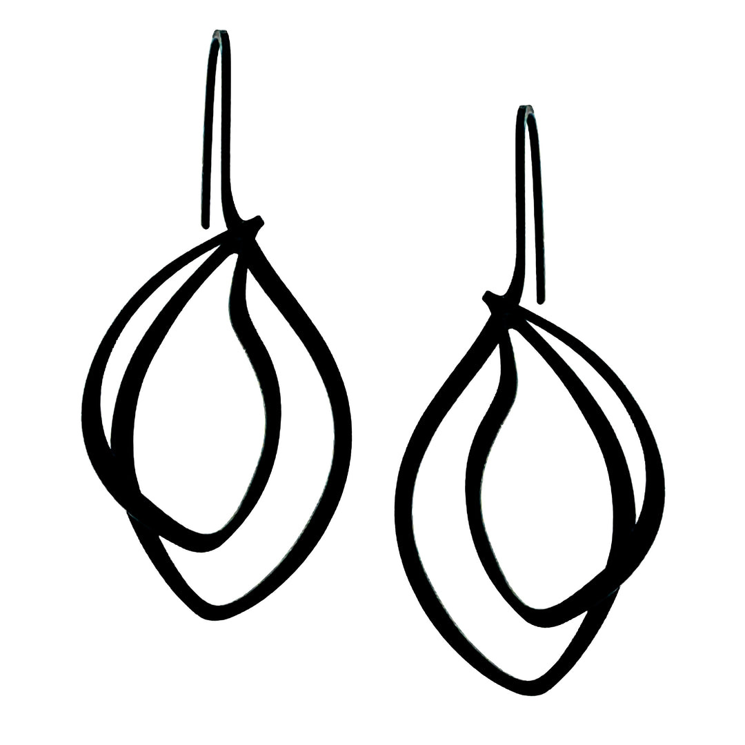 Bosket Earrings - 22ct Matt Gold Plate