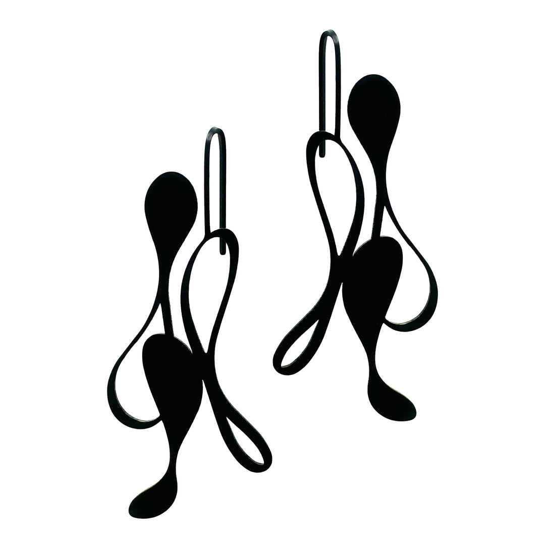 Distil Earrings - 22ct Matt Gold Plate - inSync design