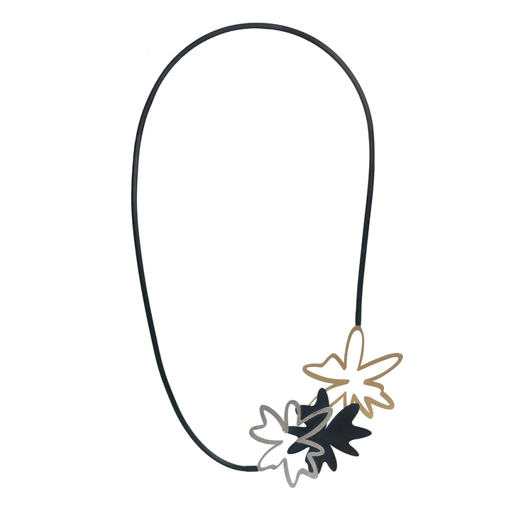 X2 Glow Necklace - Raw/Black/Gold - inSync design