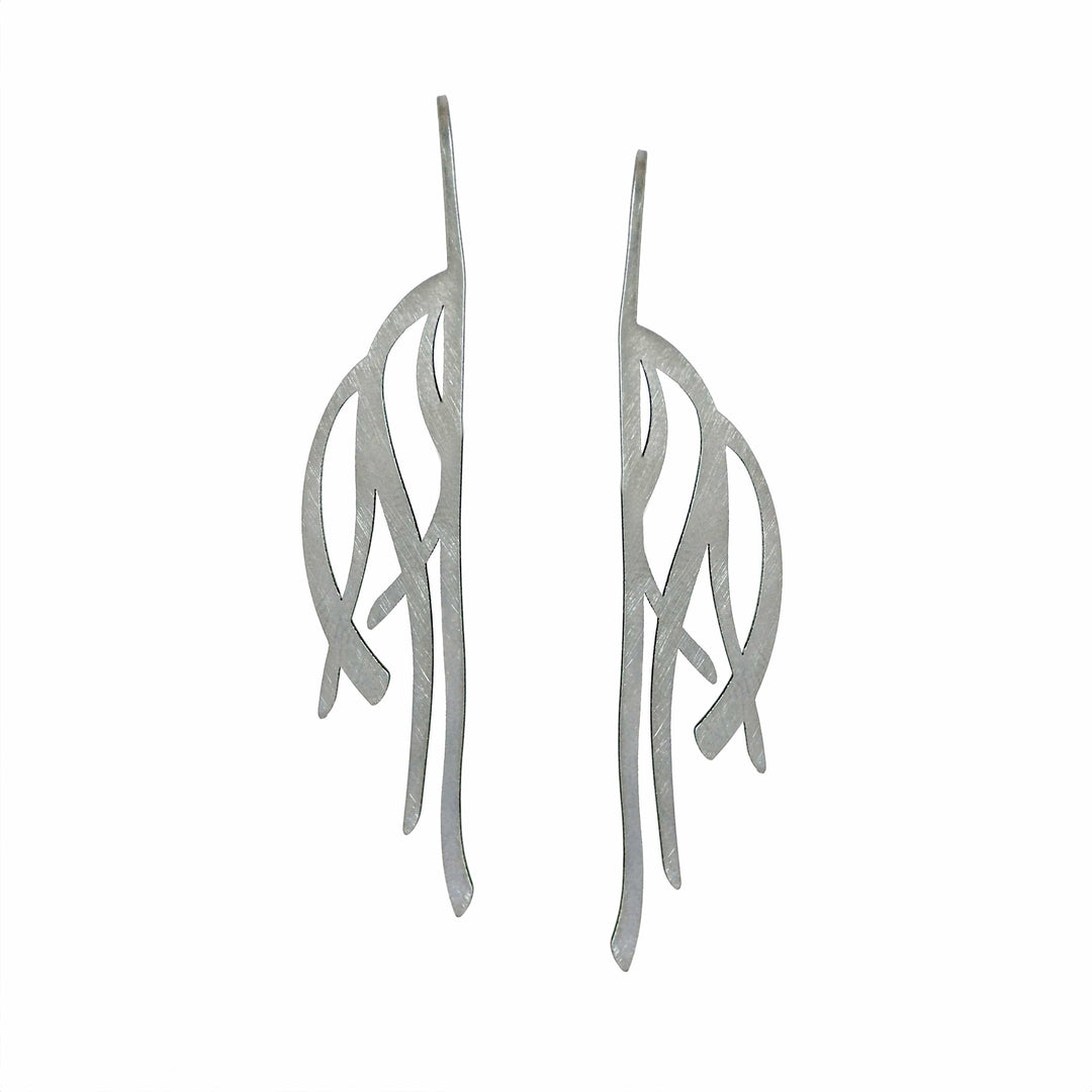 Kelp Earrings - 22ct Matt Gold Plate - inSync design