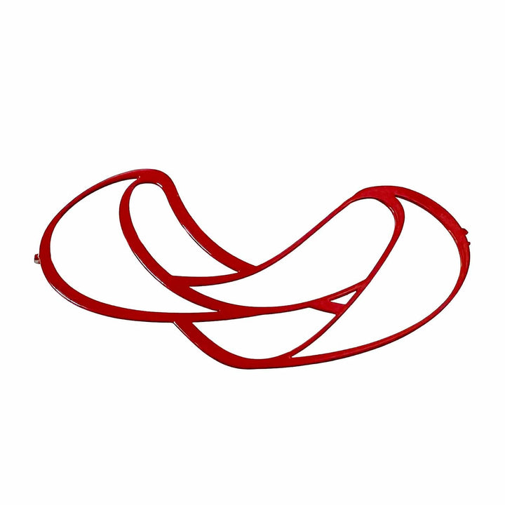 Lap Brooch - Raw Stainless Steel - inSync design