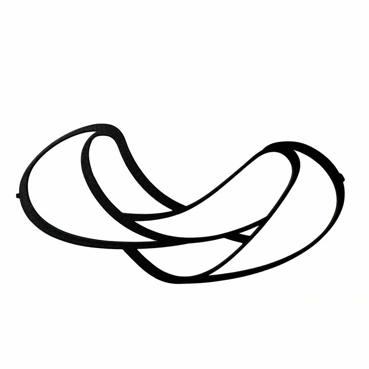 Lap Brooch - Raw Stainless Steel - inSync design