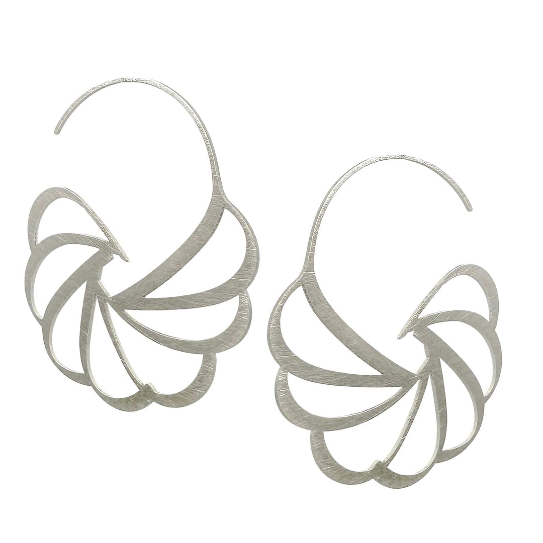 Muster Hoop Earrings - 22ct Matt Gold Plate - inSync design