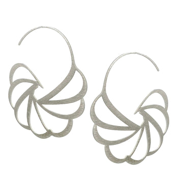 Muster Hoop Earrings - Raw Stainless Steel - Bundle add-on - inSync design