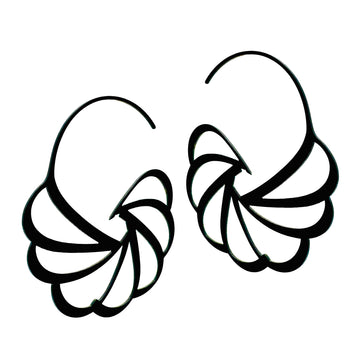 Muster Hoop Earrings - Raw Stainless Steel - Bundle add-on - inSync design