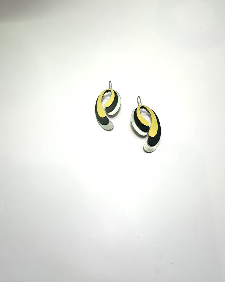 TESTING VERSION OF : X2 Eclipse Earrings - Raw/ Gold/ Black - Bundle add-on - inSync design