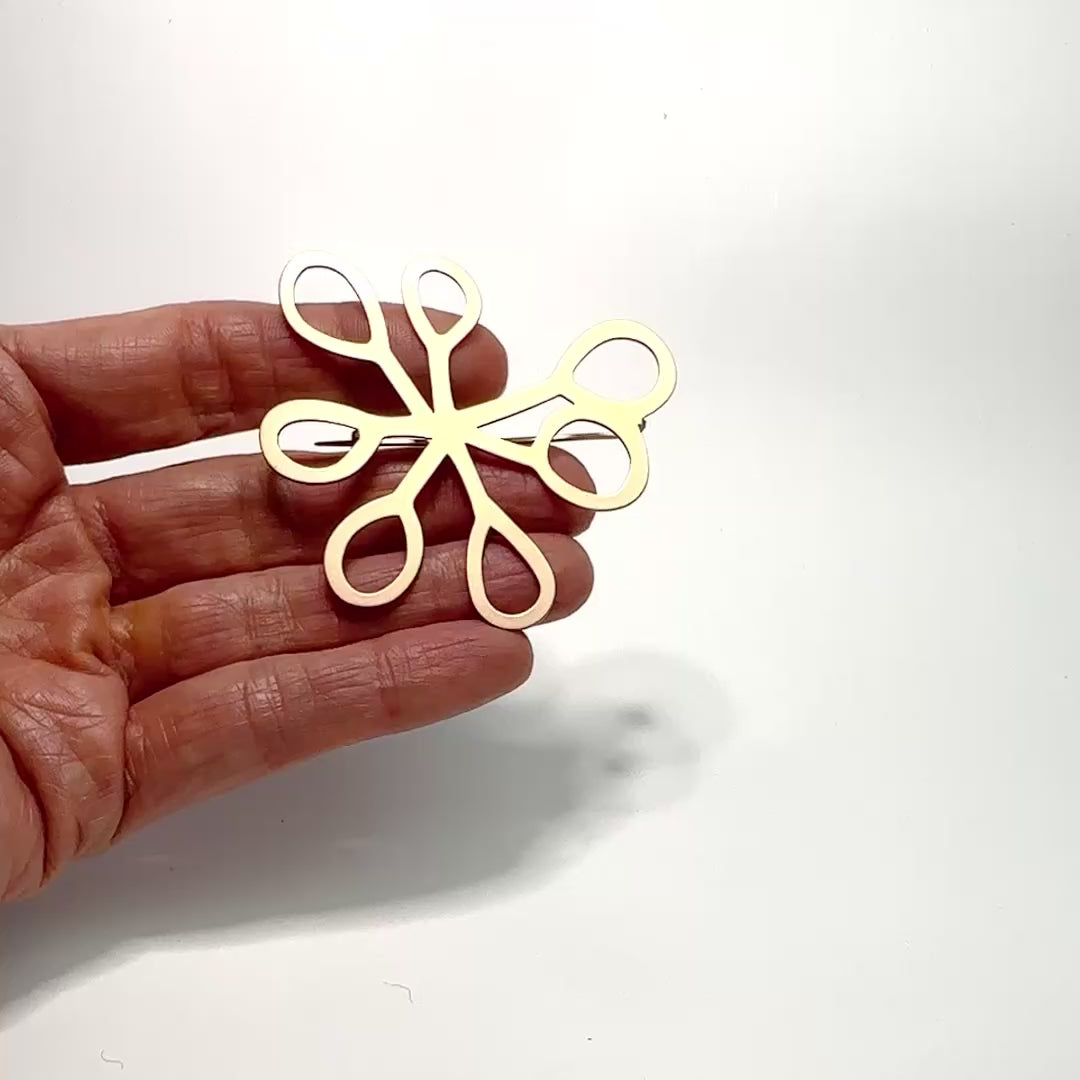 Star Brooch - 22ct Rose Gold Plate - inSync design