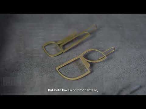 Wedge Earrings - Raw Stainless Steel - inSync design