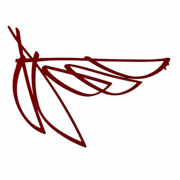 Propel Brooch - Claret - Bundle add-on - inSync design