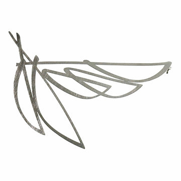 Propel Brooch - Raw Stainless Steel - Bundle add-on - inSync design