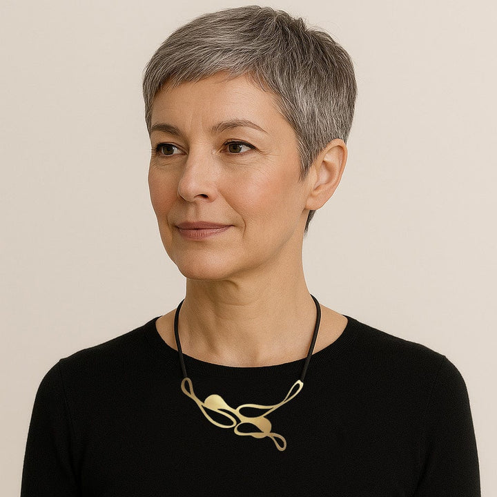 Splash Necklace - Black - inSync design