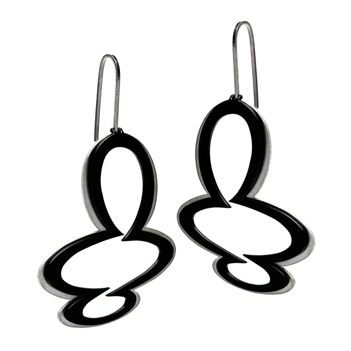 X2 Expand Earrings - Gold/ Black - inSync design