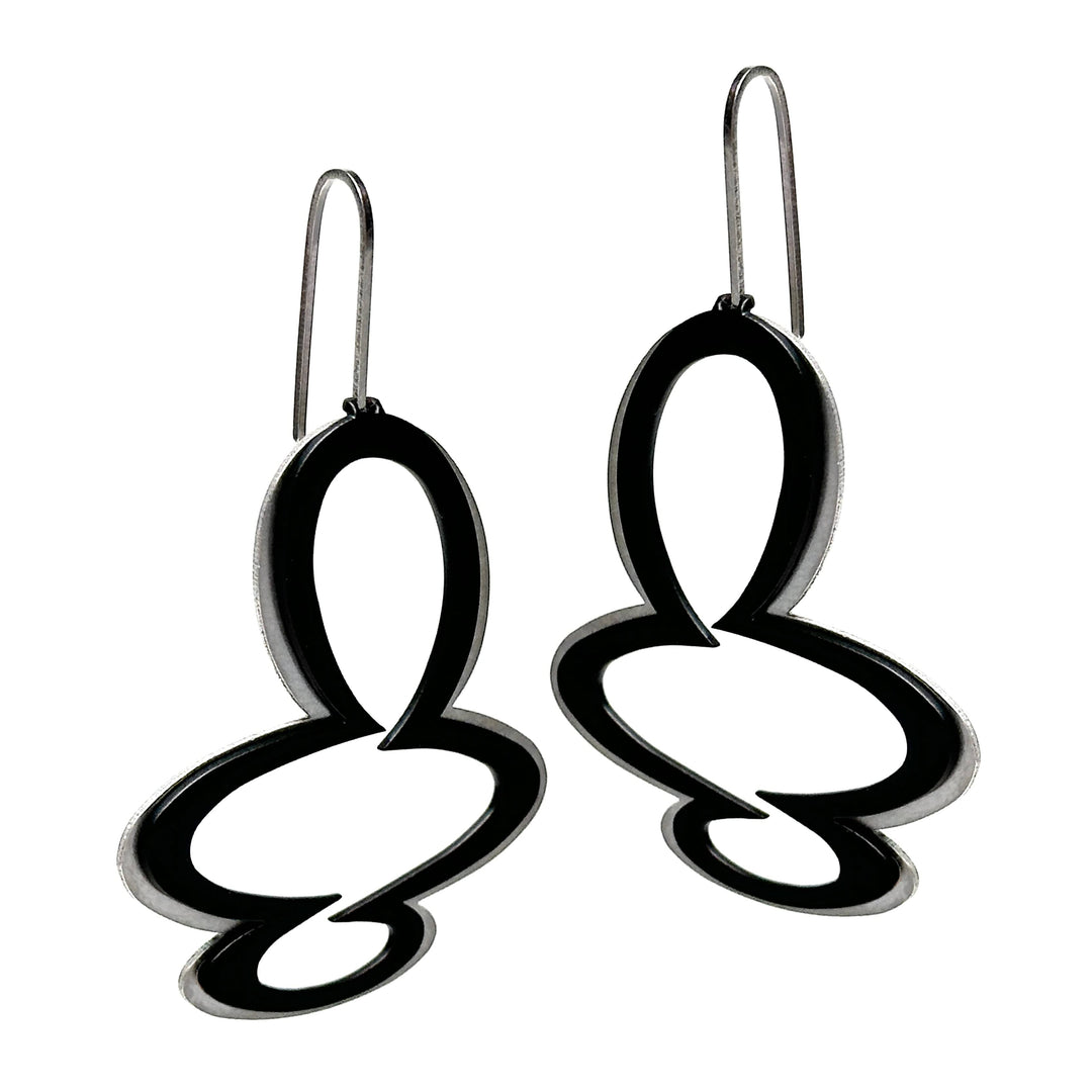 X2 Expand Earrings - Raw/ Black - Bundle add-on - inSync design