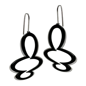 X2 Expand Earrings - Raw/ Black - Bundle add-on - inSync design