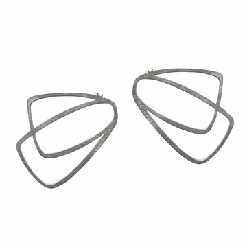 X2 Medium Outline Earrings - Additional 2nd Layer - inSync design