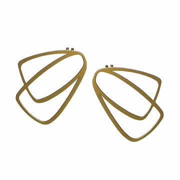 X2 Medium Outline Earrings - Additional 2nd Layer - inSync design