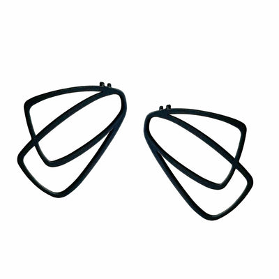 X2 Medium Outline Earrings - Additional 2nd Layer - inSync design
