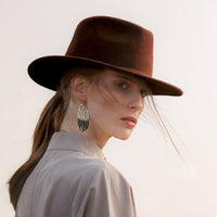 X2 Range Earrings - Gold/ Black