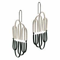 X2 Range Earrings - Gold/ Black