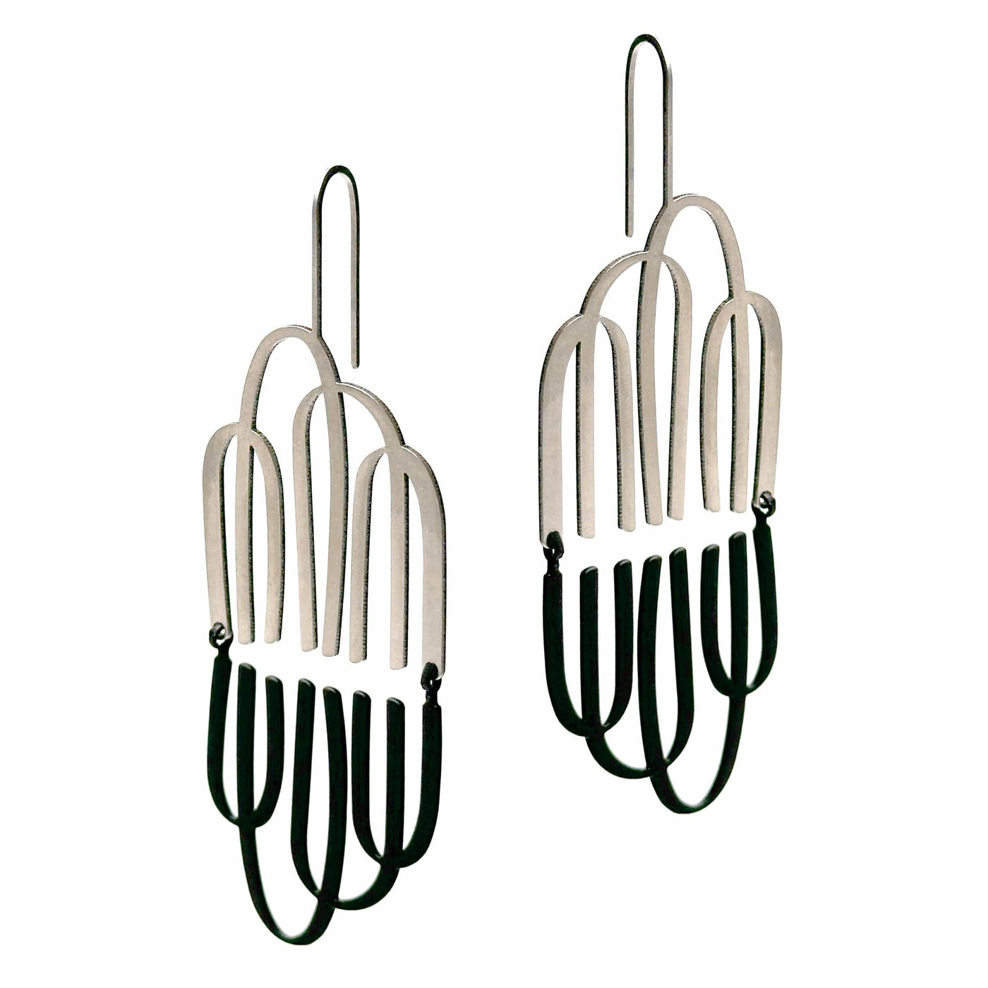 X2 Range Earrings - Gold/ Black - inSync design