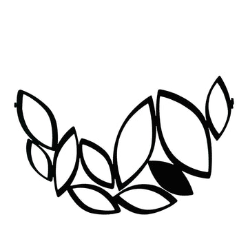 X2 Stillness Brooch (Large) | Black | Bundle