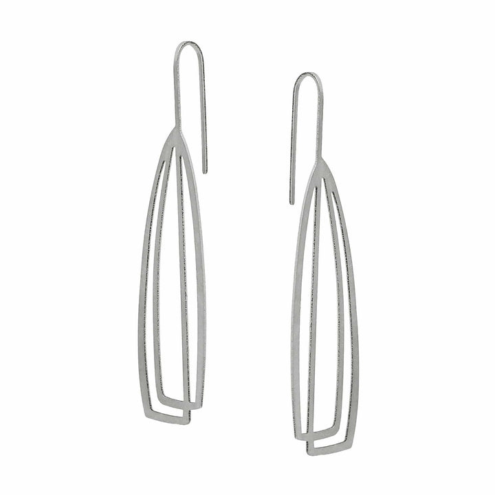 Arch Earrings - 22ct Matt Gold Plate - inSync design