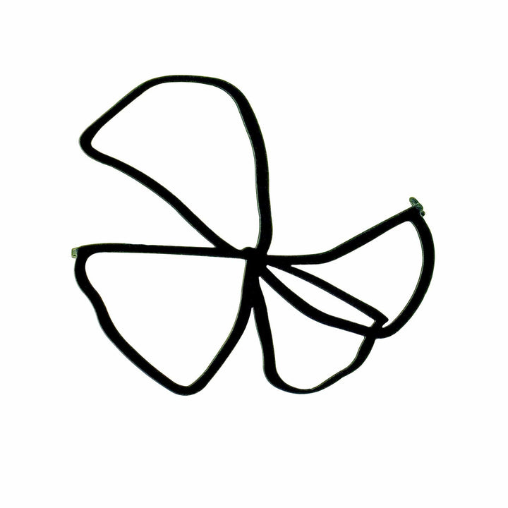 Bloom Brooch - Raw Stainless Steel - inSync design