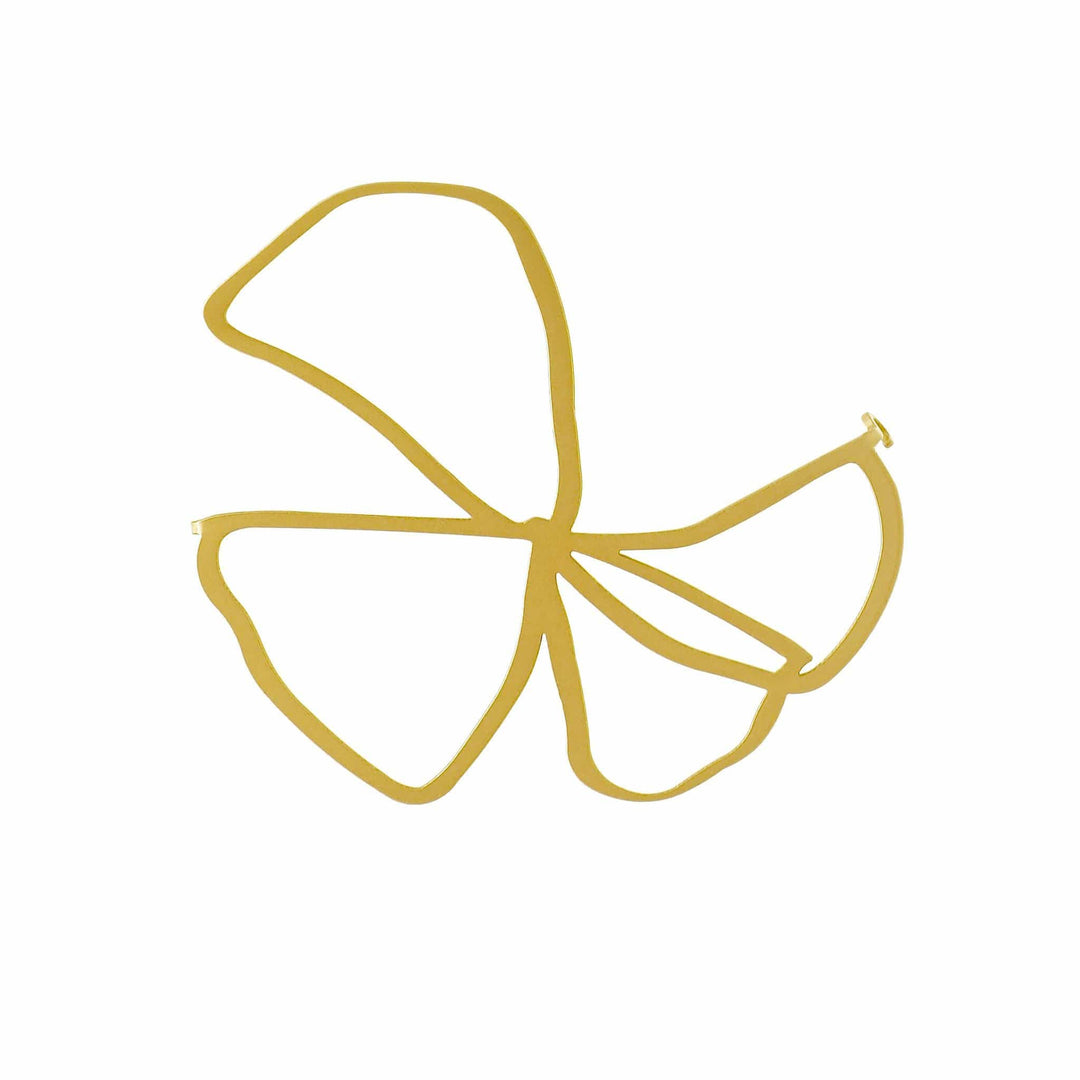 Bloom Brooch - Raw Stainless Steel - inSync design