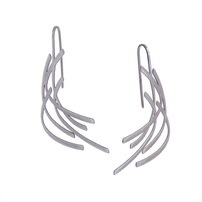 Camber Earrings - 22ct Matt Gold Plate - inSync design