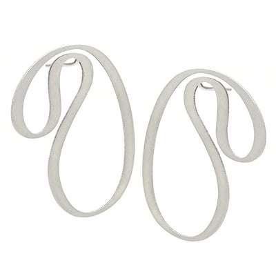 Contort Stud Earrings - 22ct Matt Gold Plate - inSync design