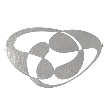 Contra Brooch - Raw Stainless Steel - Bundle add-on - inSync design