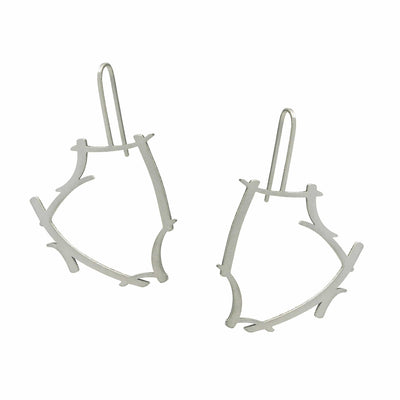 Copula Earrings - 22ct Matt Gold Plate - inSync design