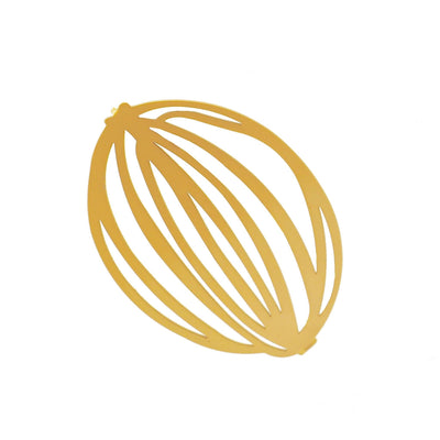 Core Brooch - 22ct Matt Gold Plate - inSync design