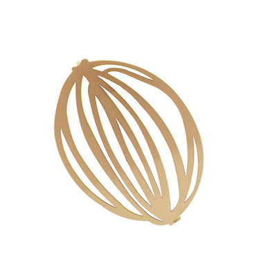 Core Brooch - 22ct Matt Gold Plate - inSync design