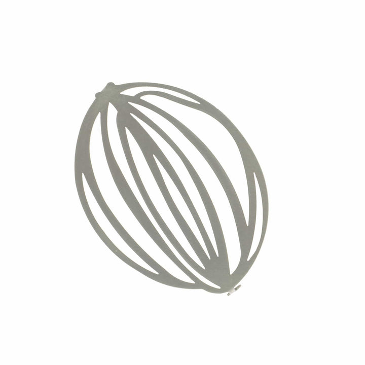 Core Brooch - Raw Stainless Steel - inSync design