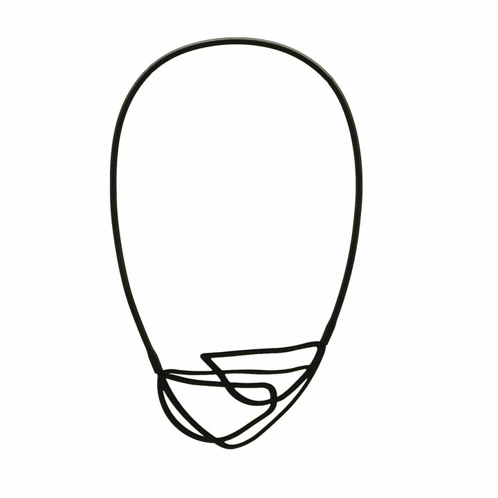 Entwine Necklace - Raw Stainless Steel - inSync design