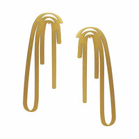 Flaunt Stud Earrings - Raw Stainless Steel