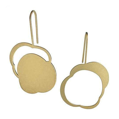 Flip Earrings - 22ct Matt Gold Plate - inSync design