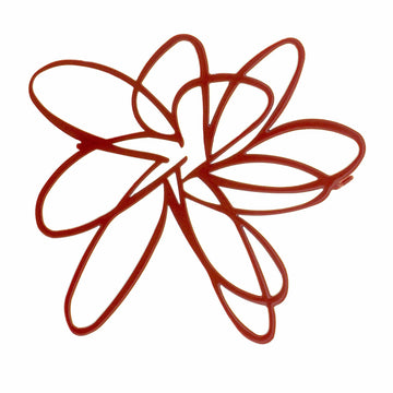 Flower Brooch - Claret - Bundle add-on - inSync design