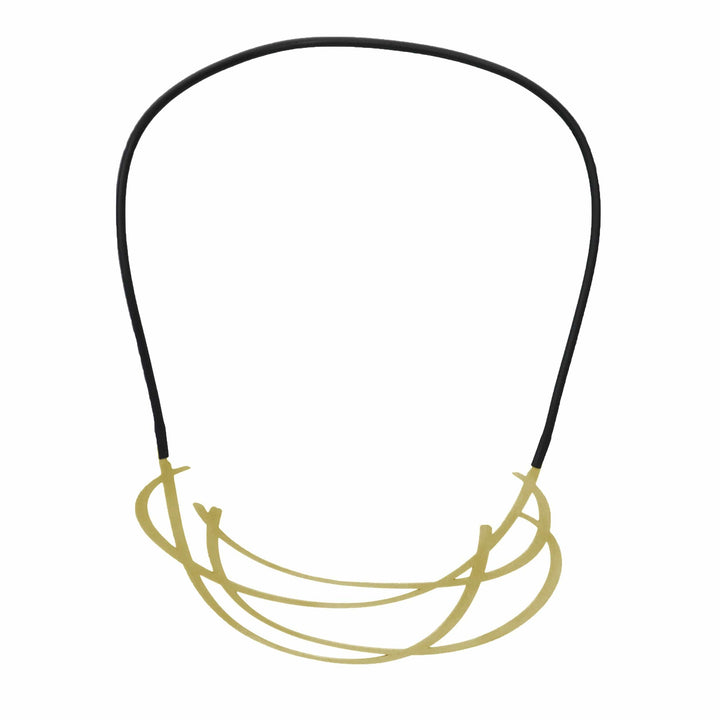 Huddle Necklace - 22ct Matt Gold Plate - inSync design