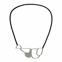 Lodge Necklace - Raw Stainless Steel