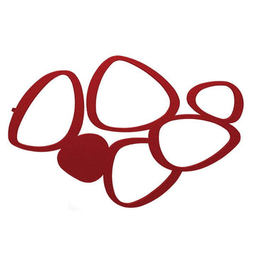Merge Brooch - Claret - Bundle add-on - inSync design