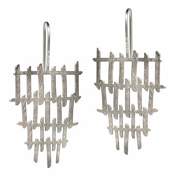 Mesh Earrings - Raw Stainless Steel - Bundle add-on - inSync design
