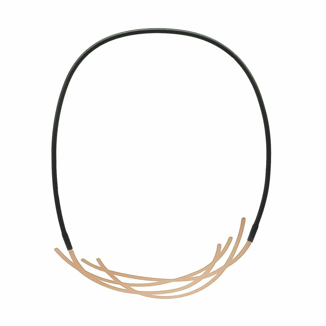 Nest Necklace - 22CT Matt Gold Plate - inSync design