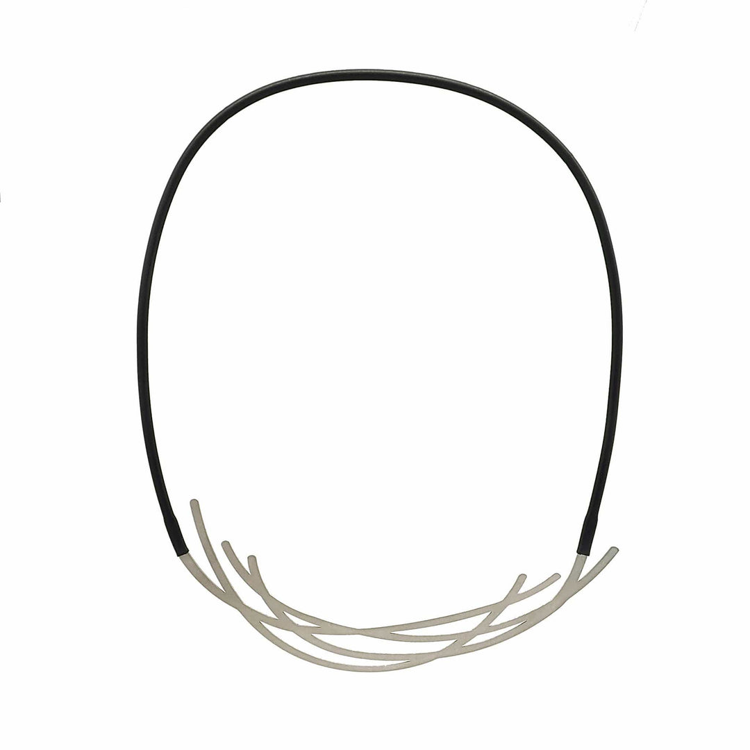 Nest Necklace - Raw Stainless Steel - inSync design